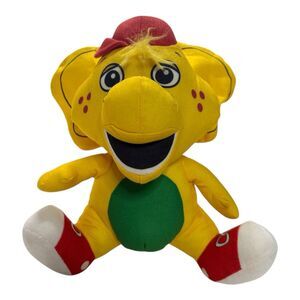 Barney & Friends BJ Dinosaur 9" Plush Yellow Dinosaur Stuffed Animal Toy Factory
